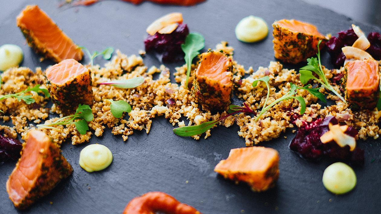 Yuzu Cured Salmon Unilever Food Solutions