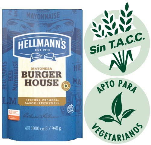Mayonesa Burger House Hellmann's 940G -