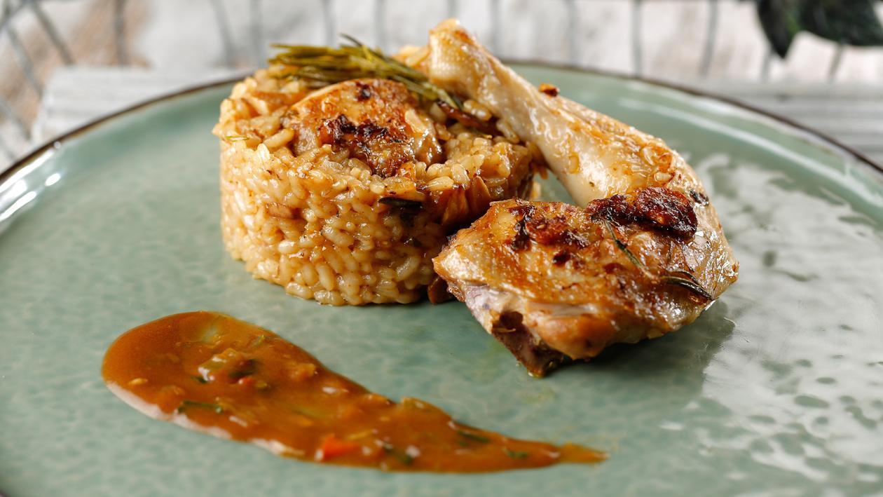 Arroz con pollo braseado Arroz con pollo braseado
