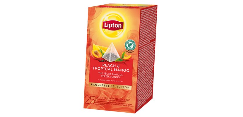 LIPTON TEA BLACK PEACH MANGO 25BLS -
