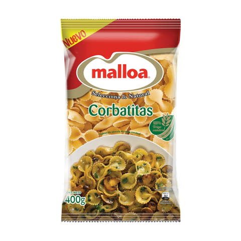 Pasta Corbatas Malloa 400 G -