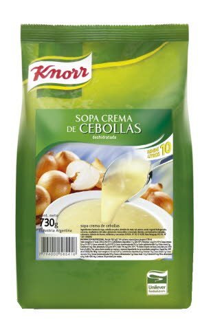Sopa Crema Cebolla Knorr 637G - Sopa Crema Cebolla Knorr 637G -