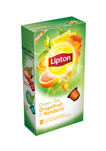 Cápsulas Lipton Green Tea Grapefr Mandar - Nuevas Cápsulas de té Lipton, sorprende a tus clientes con esta increíble experiencia Black Tea Chai, Forest Fruits, Grapefruit y Mandarín