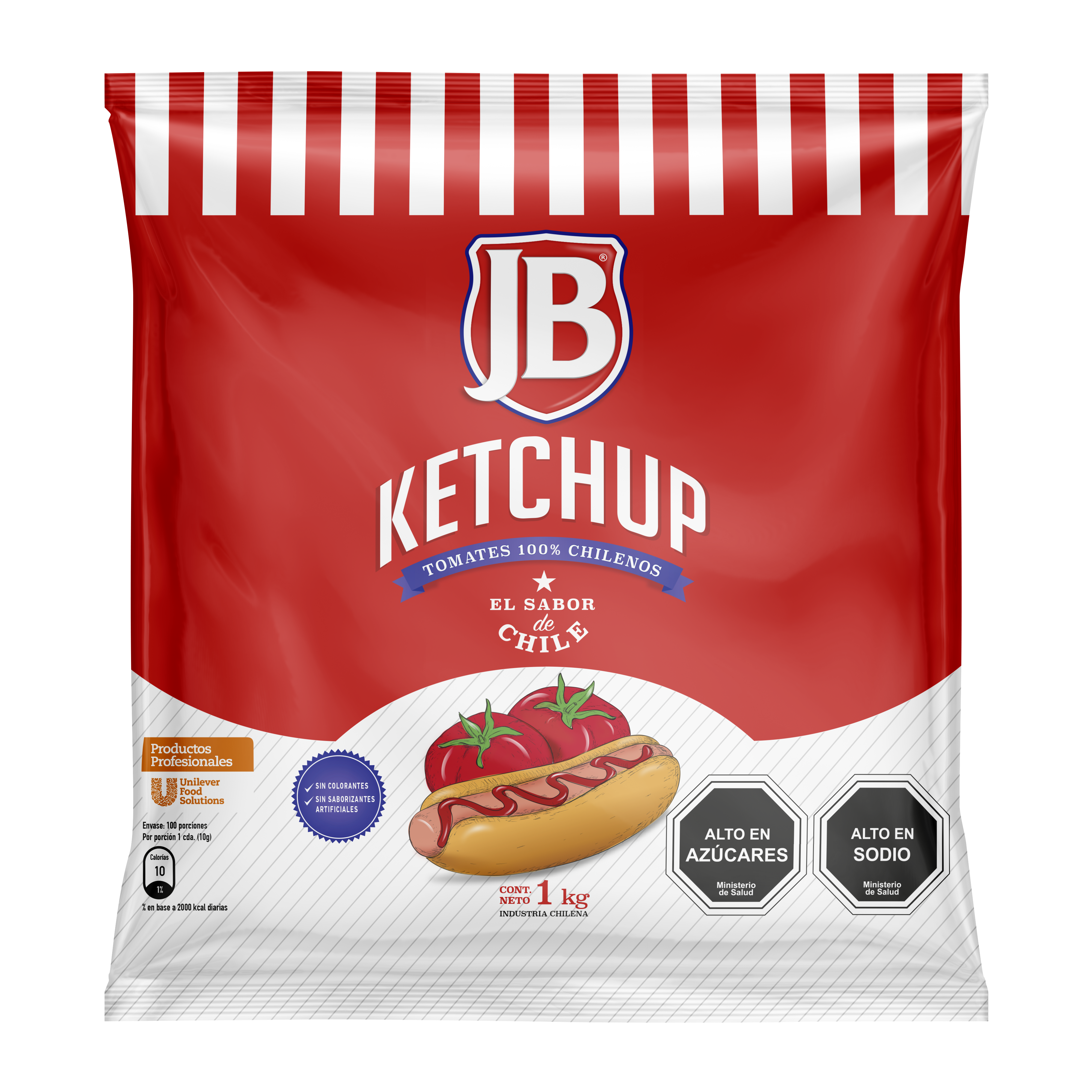 Ketchup JB 1KG - Ketchup JB, el sabor de Chile!