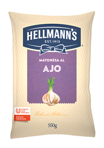 Mayonesa al Ajo Hellmann´s 950G - Salsas Listas Hellmann’s, la línea de aderezos para tu cocina.
