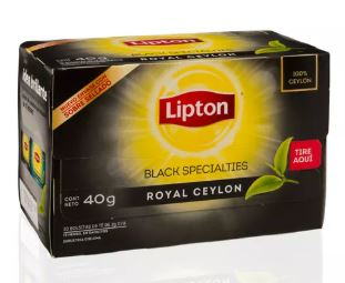 Royal Ceylon Lipton 20BLS - Lipton, la marca n°1 de Té en el mundo!