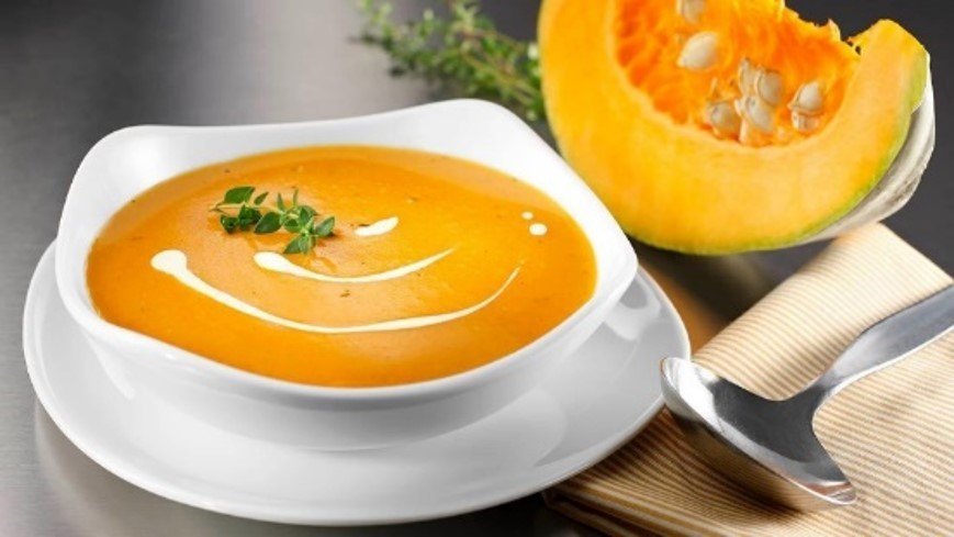 CREMA DE AHUYAMA Y MAIZ CREMA DE AHUYAMA Y MAIZ