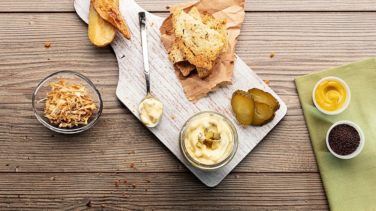 Dip de Pepinillo Agridulce con Cebolla y Mostaza Di Jon Dip de Pepinillo Agridulce con Cebolla y Mostaza Di Jon