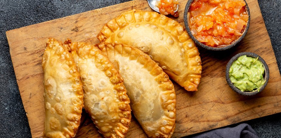 Empanadas de arroz y pollo Empanadas de arroz y pollo