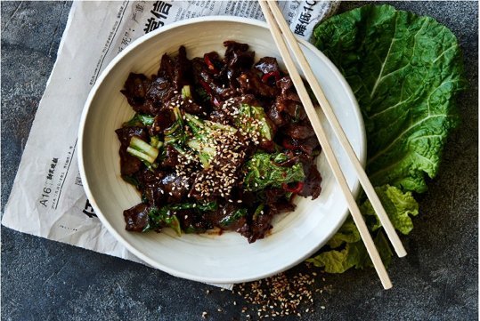 MONGOLIAN BEEF AL ESTILO KOREANO MONGOLIAN BEEF AL ESTILO KOREANO