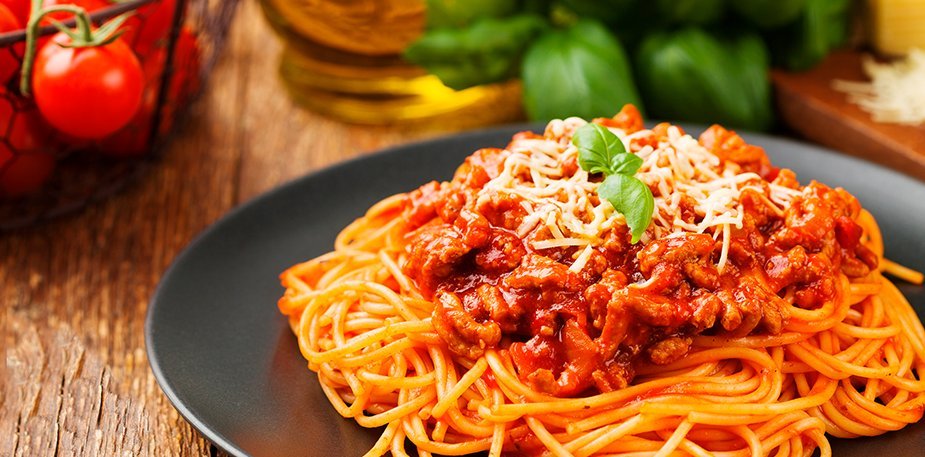 Pasta en salsa bolognesa Pasta en salsa bolognesa