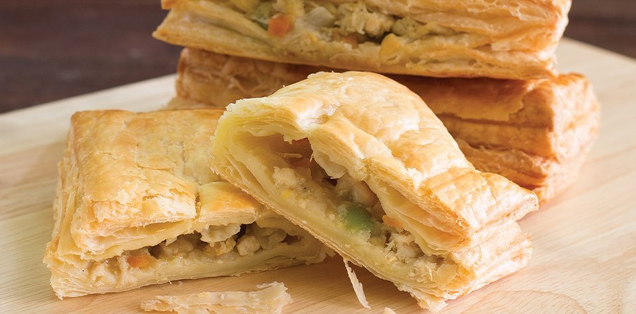 Pastel de pollo y champiñon Pastel de pollo y champiñon