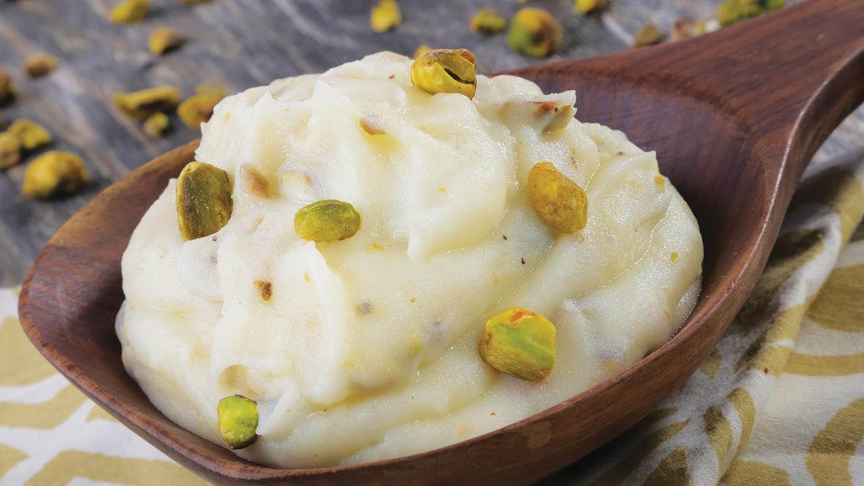Puré de Papa con Pistachos Puré de Papa con Pistachos