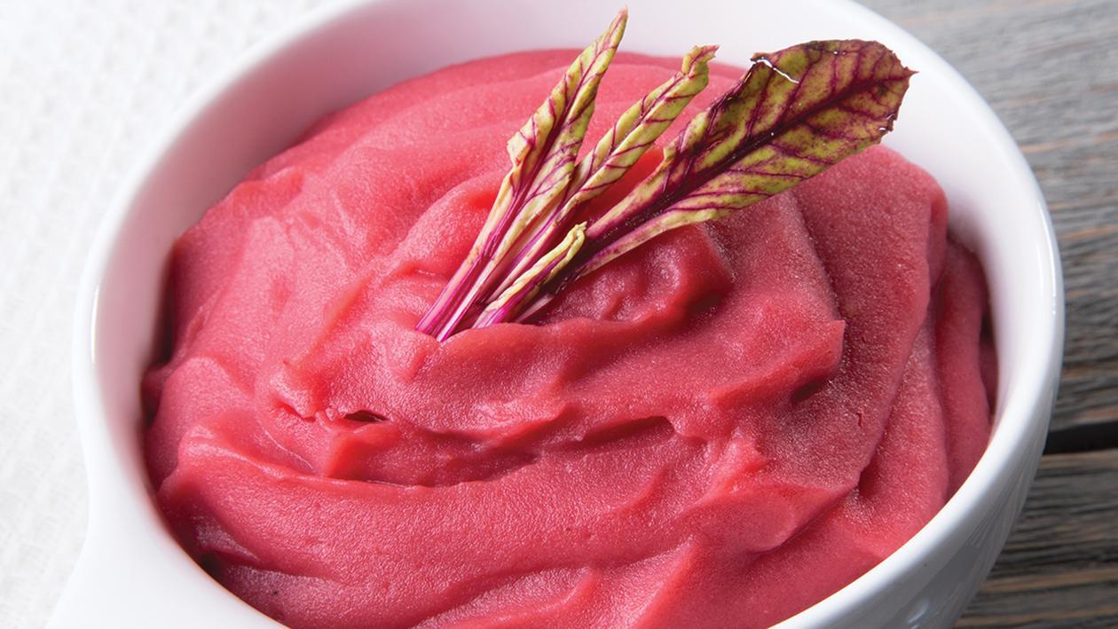 Puré de Papa con Remolacha Puré de Papa con Remolacha