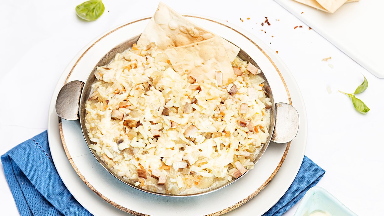Risotto de berenjenas Risotto de berenjenas