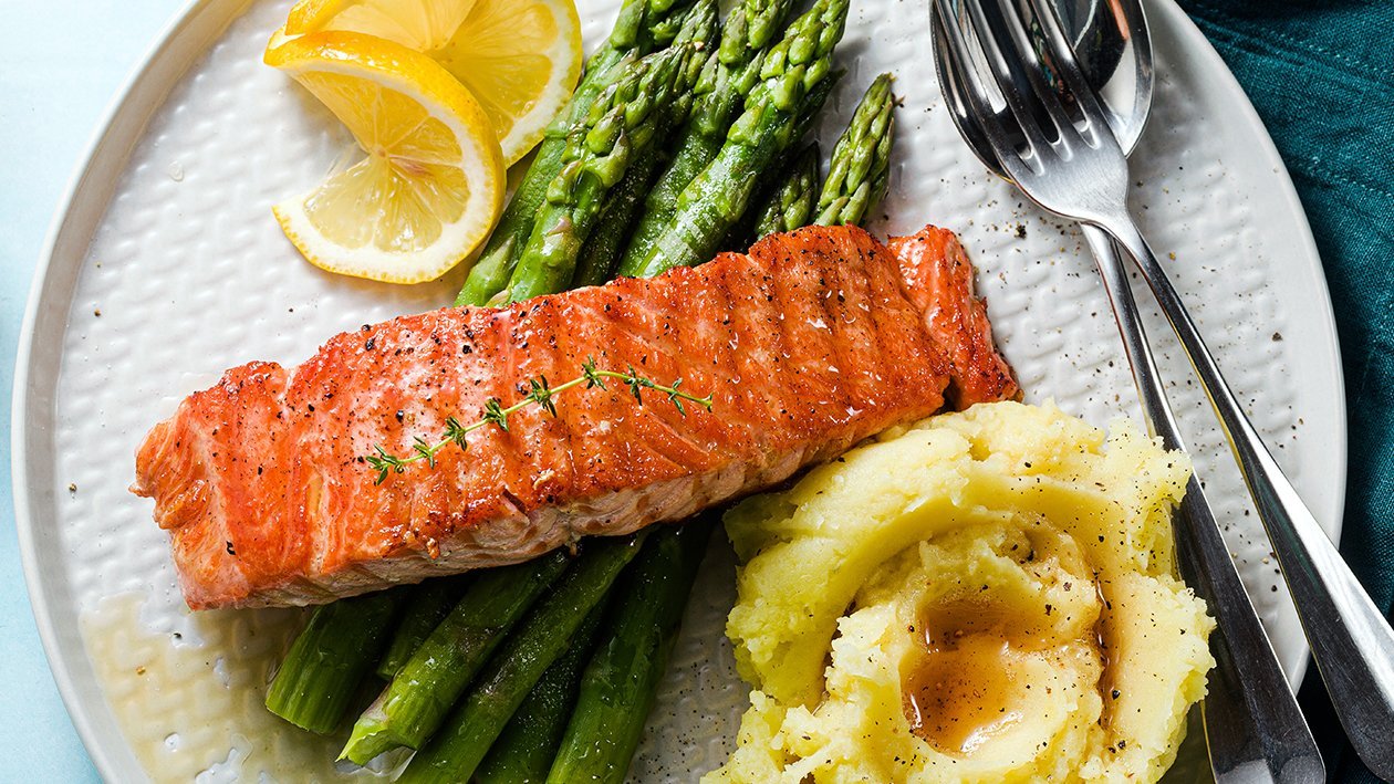 Salmón al estragón Salmón al estragón