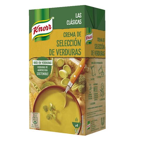 Crema Selección de Verduras Knorr 1L -