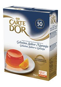 Gelatina Naranja Carte d'Or 50 raciones -