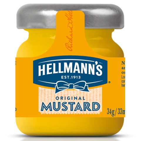 Hellmann's Mini tarro de cristal Mostaza -