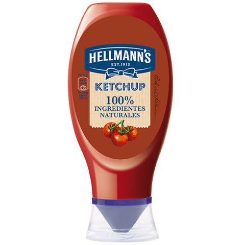 Ketchup Hellmann's bocabajo 486g Sin Gluten -