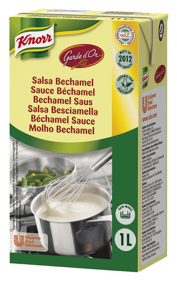 Knorr Garde D'Or Salsa Bechamel líquida lista para usar brik 1L -