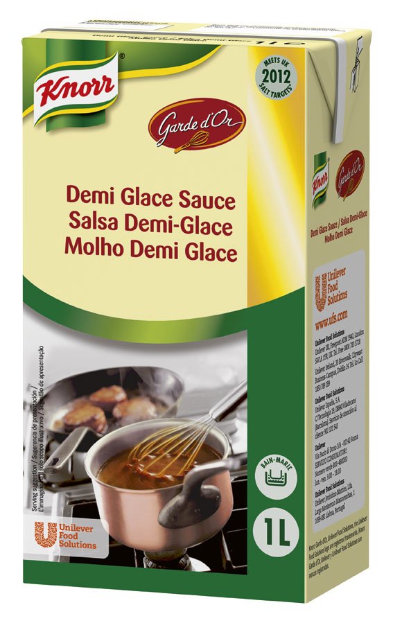 Knorr Garde D'Or Salsa Demiglace líquida lista para usar brik 1L -