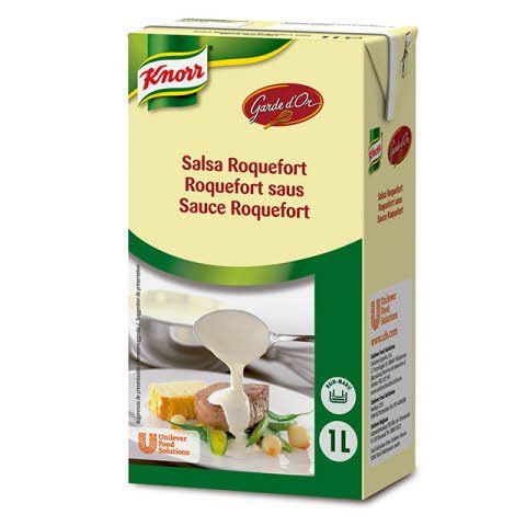 Knorr Garde D'Or Salsa Roquefort líquida lista para usar brik 1L -