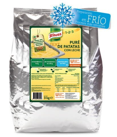 Knorr Puré de patatas en frío bolsa 3Kg -