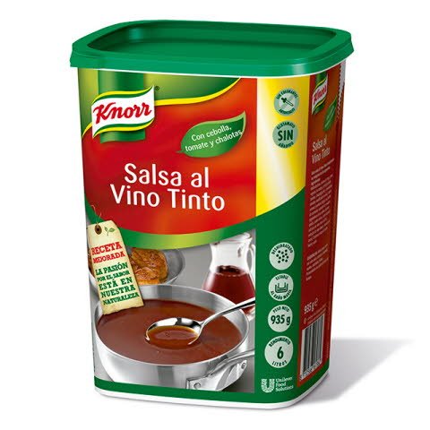 Knorr Salsa al Vino Tinto deshidratada bote 935g -