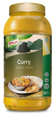 Knorr Salsa Curry Amarillo líquida lista para usar Sin gluten bote 2,25L - Knorr Salsa Curry Amarillo líquida lista para usar Sin gluten bote 2,25L -