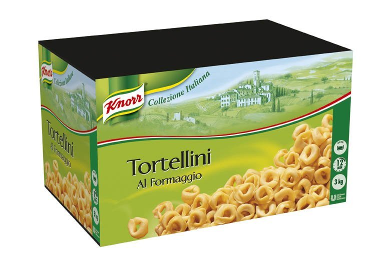 Knorr Torterllini con Queso Pasta Rellena Caja 3 Kg -