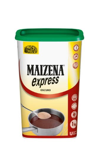 Maizena Harina Fina de Maiz Espesante oscuro Sin Gluten Caja 1Kg -