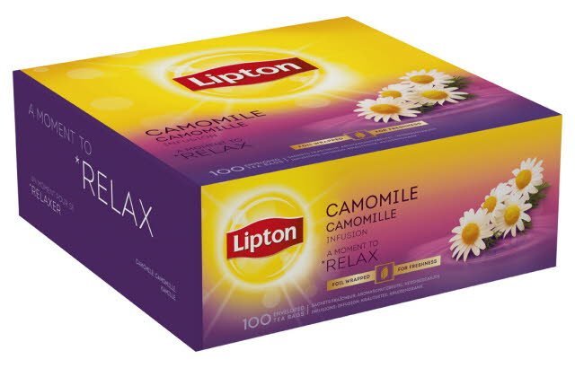 Manzanilla Lipton, Caja con 100 sobres -