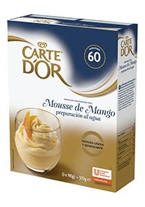 Mousse al agua Mango Carte d'Or 60 raciones -