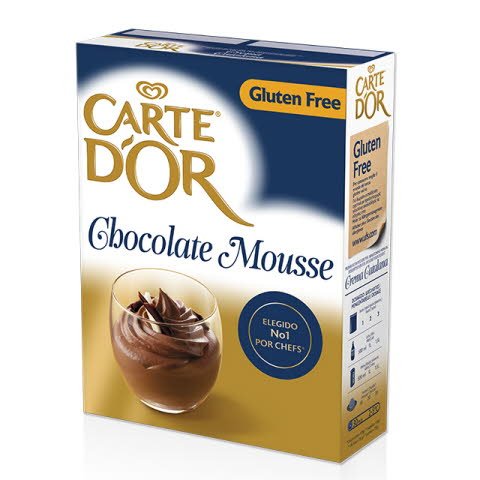 Mousse Chocolate Carte d'Or Sin Gluten 45 raciones -