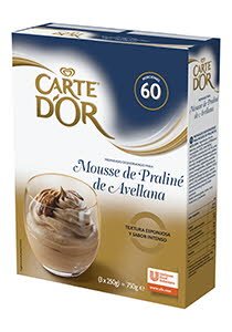 Mousse Praline de Avellana Carte d'Or 60 raciones -