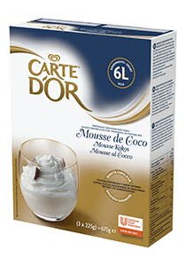 Mousse sabor Coco Carte d'Or 60 raciones -