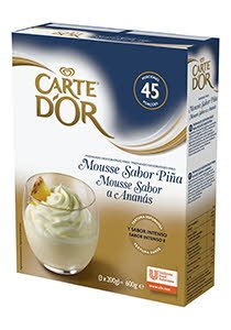 Mousse sabor Piña Carte d'Or 45 raciones -