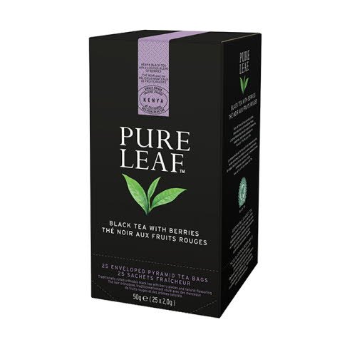 Pure Leaf 6x50g Blackberry, Caja de 25 sobres -