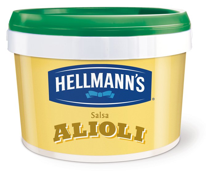 Salsa Alioli Hellmann's cubo 3L -