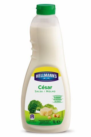 Salsa para ensalada Hellmann's César botella 1L -