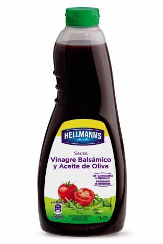Salsa para ensalada Hellmann's de vinagre Balsámico botella 1L -