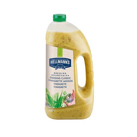 Salsa para ensalada Hellmann's Vinagreta botella 3L -