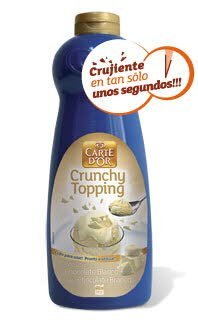 Sirope Crujiente Chocolate Blanco Carte d'Or botella 1Kg -