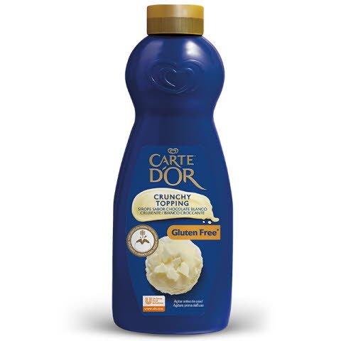 Sirope Crujiente Chocolate Blanco Carte d'Or botella 900g -