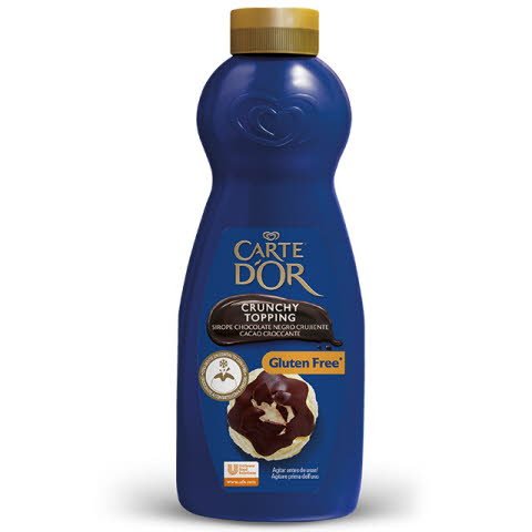 Sirope Crujiente Chocolate Negro Carte d'Or botella 900g -