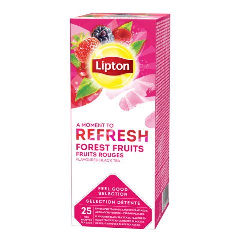 Té de Frutas del Bosque Lipton, Caja de 25 sobres -