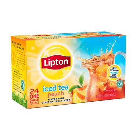 Té frío sabor Melocotón Lipton 2x24ct -