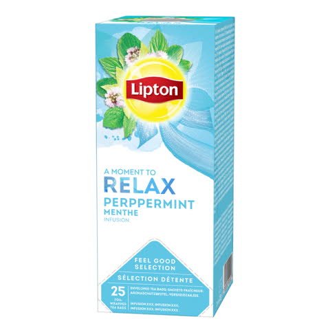 Té Menta Lipton, Caja de 25 sobres -