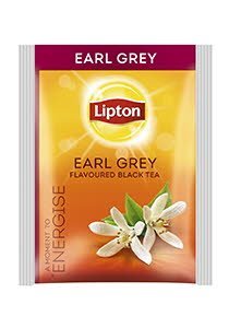 Té Negro Earl Grey Lipton, Caja de 25 sobres -